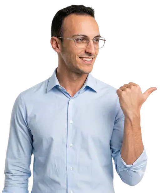 Samuel Roguez senalando izquierda Samuel Roguez senalando izquierda